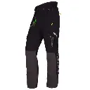 Pantalones de motosierra Breatheflex AT4010, diseño A, clase 1, color negro