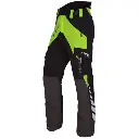 Pantalones de motosierra Breatheflex AT4010, diseño A, clase 1, color lima