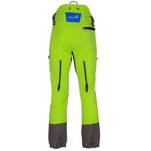 Pantalones para motosierra Arbortec, AT4060 Breatheflex Pro, diseño A, clase 1, color lima