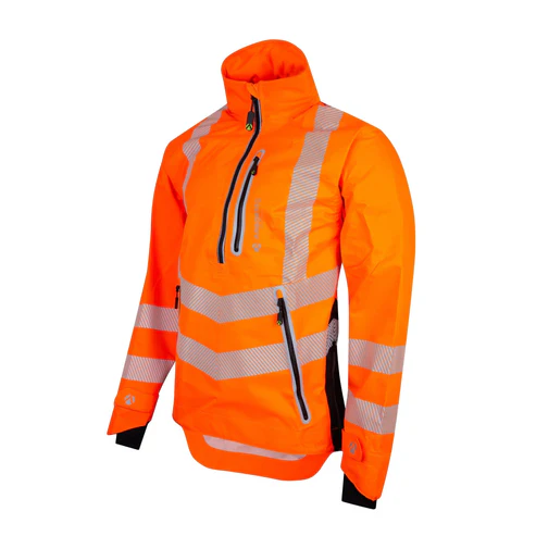 ATHV4400 Arbortec BreatheDry® Waterproof Smock - Hi-Vis Orange (S)