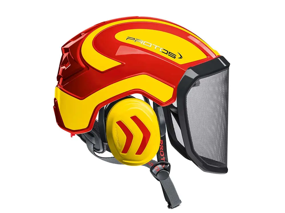 Casco forestal Pfanner Protos Arborist rojo/amarillo