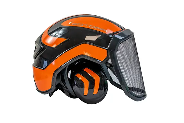 Casco forestal Pfanner Protos Forest naranja-neon/negro