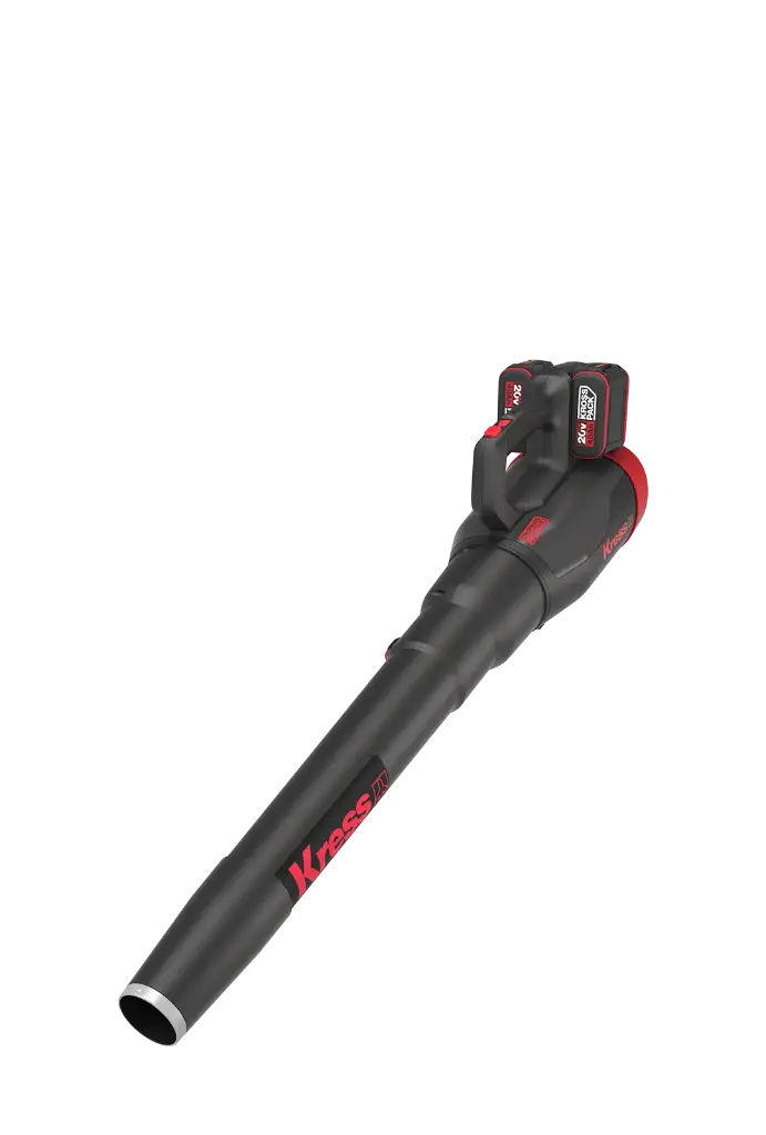 Soplador Kress 40V Silent Tech con 4 baterías de 4 Ah y Doble cargador de 4 A (Modelo KG584.9 + KAB04 + KAC04)