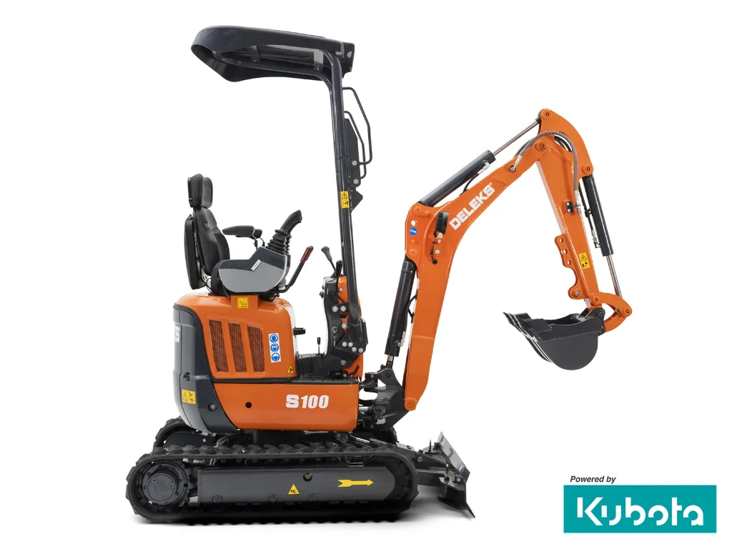 Miniexcavadora DELEKS S100 1 ton Kubota