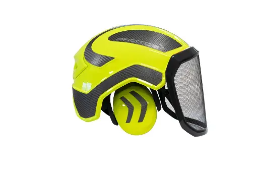 Casco forestal Pfanner Protos Forest neon/carbon