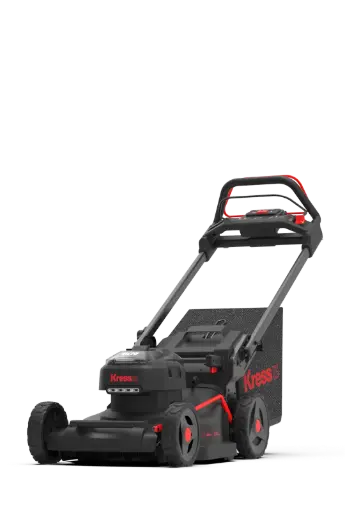 Cortacésped profesional Kress 60V con 2 baterías de 4 Ah y cargador de 5 A (Modelo KG757E.9 + KA3002 + KA3714)