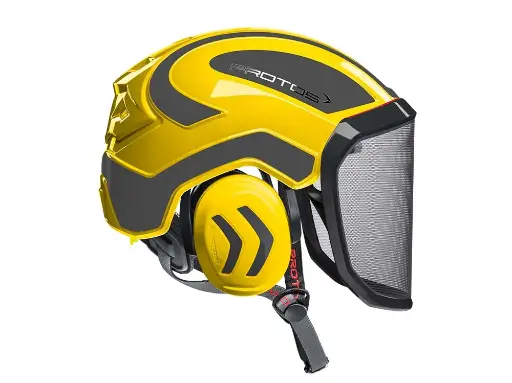 Casco forestal Pfanner Protos Arborist amarillo/gris