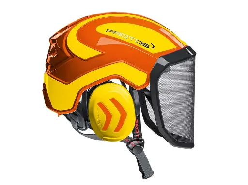 Casco forestal Pfanner Protos Arborist naranja/amarillo