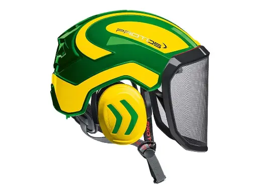 Casco forestal Pfanner Protos Arborist verde/amarillo